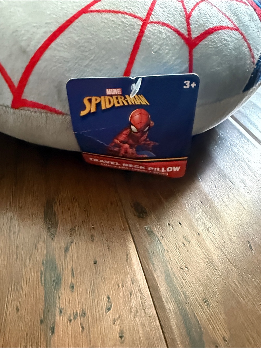 Marvel Spiderman Neck Pillow - Red, White & Blue - Picture 2 of 3